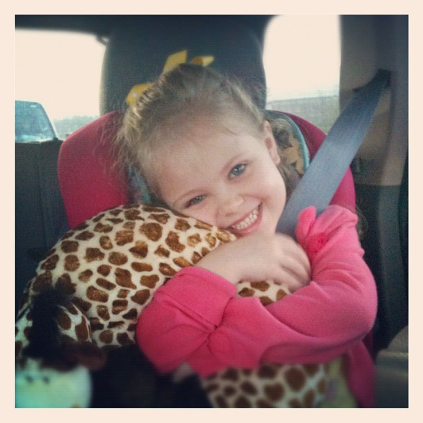 Guess who's in my #car this morning? Thanks to an ear infection! #marchphotoaday