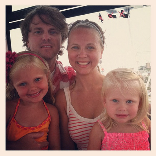 Ferris wheel with my girls!