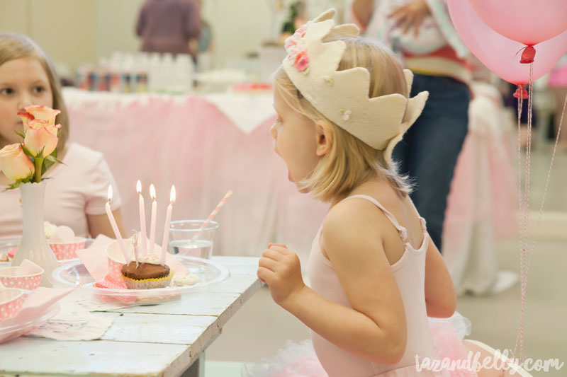 Ballerina Birthday Party | tazandbelly.com