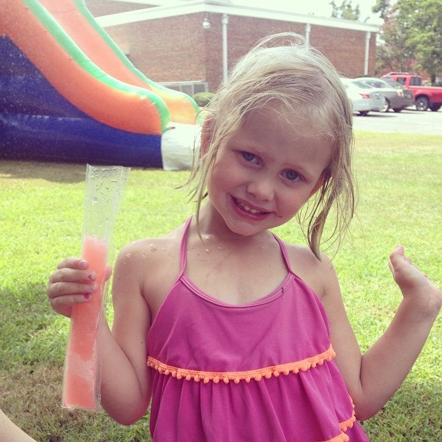Sunday Funday at church this afternoon!! What is better than Popsicles and water slides to celebrate a new school year?!