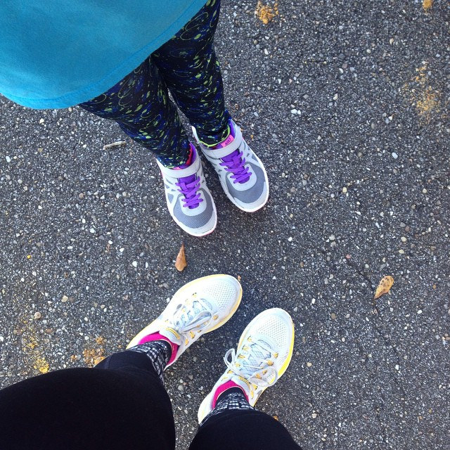 3.25 miles with my big girl this morning. We did run/walk intervals, but I'm pretty impressed with her first "long" run. Even if she hates me right now. 😉#kristinruns #ellarunstoo #halfmarathontraining #kidsmarathontraining