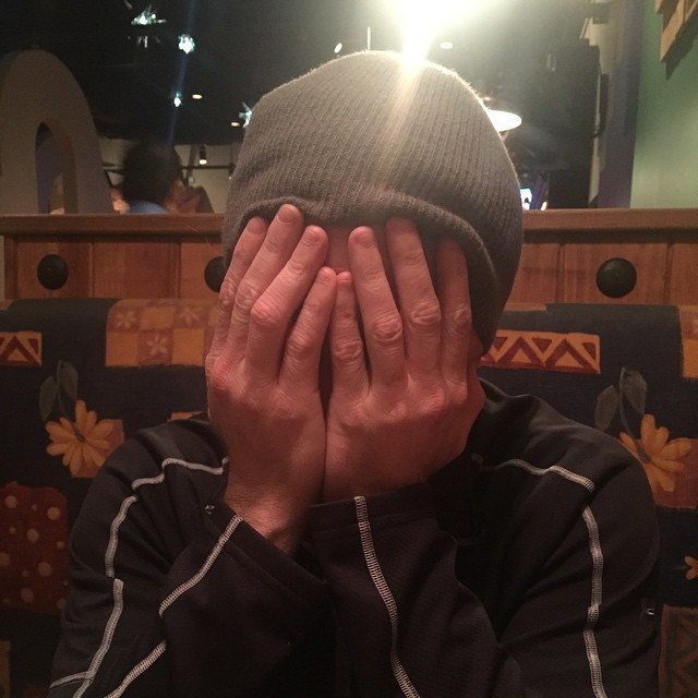 Day 9/365: Movie date with this guy. This is the face he made at dinner when I tried to take his picture! #tazandbellyhappen