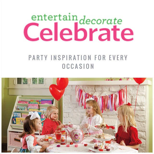 Day 35/365: Guess who is on @celebrate_mag's website today?! And I'm sharing behind the scenes photos from this adorable Valentine's Day tea party on the blog! Link in profile. #valentines #celebratemag #tazandbellyhappen