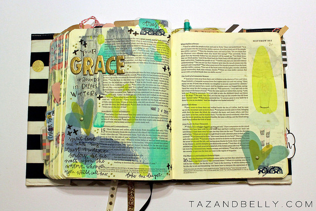Everything You Ever Wanted to Know About Bible Journaling | tazandbelly.com