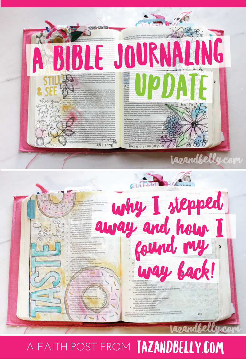 Bible Journaling Update | tazandbelly.com