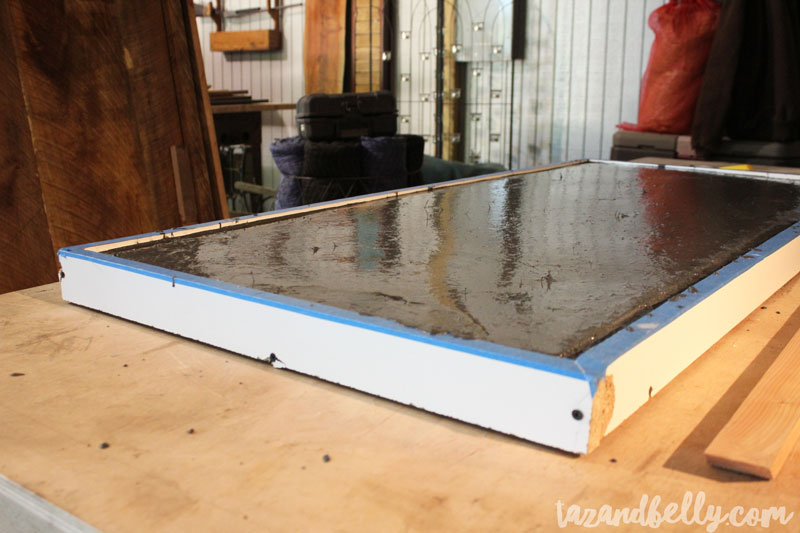 DIY Concrete & Pipe Fitting Coffee Table - Taz and Belly