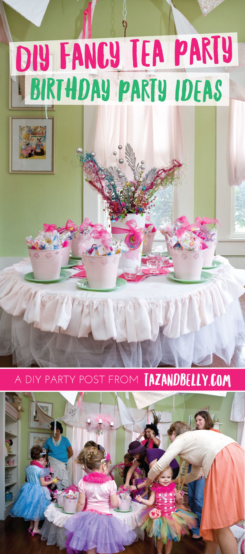Fancy Tea Party Birthday | tazandbelly.com