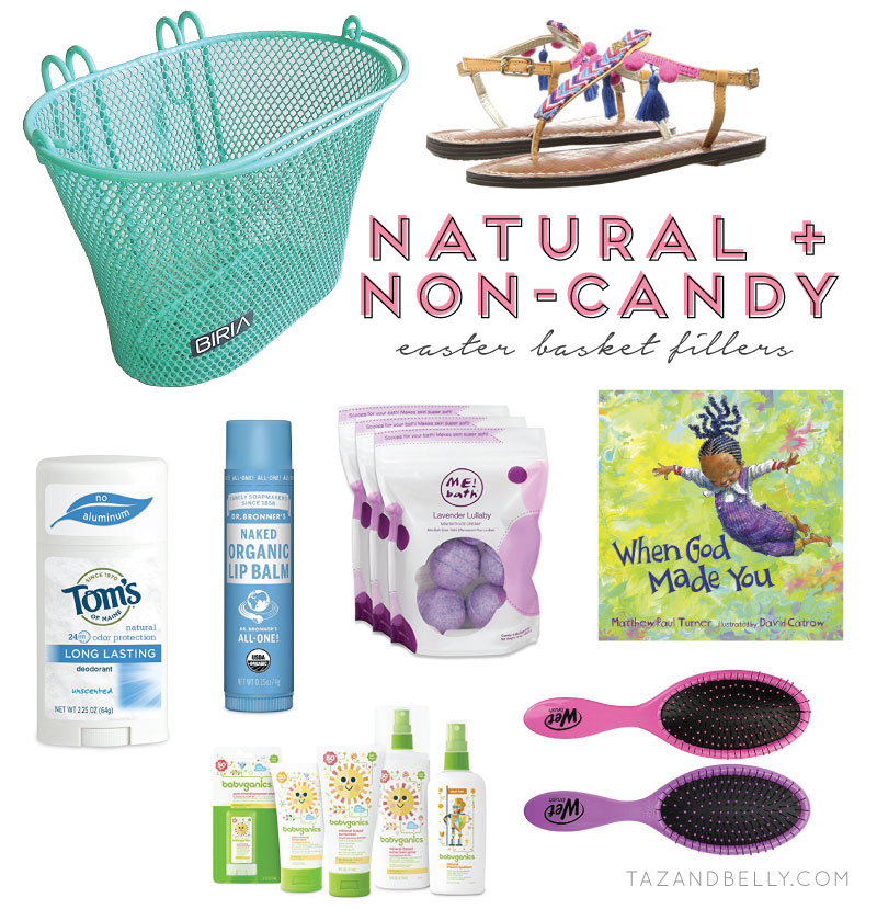 Safe Natural + Non-Candy Easter Basket Fillers | tazandbelly.com