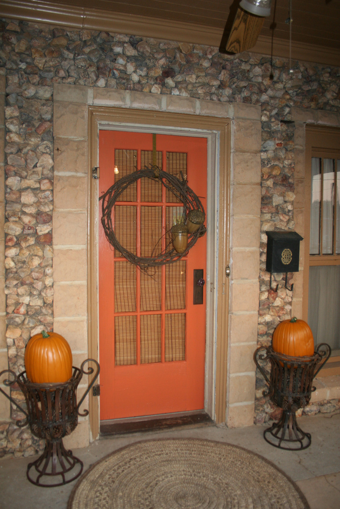 orange door