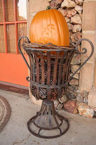 pumpkin urns