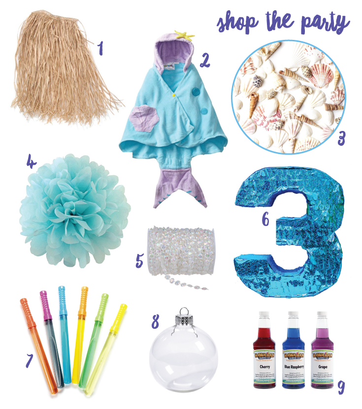 DIY Mermaid Birthday Party: Get the Look | tazandbelly.com