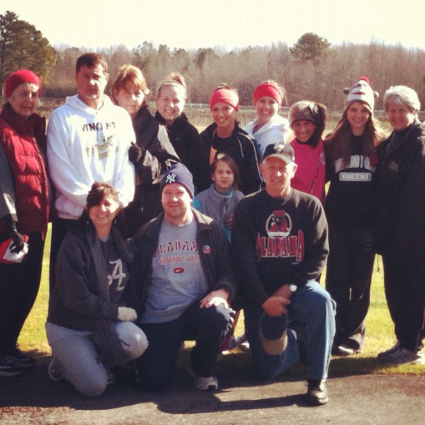 Running with my crazy family. #makesmehappy #febphotoaday