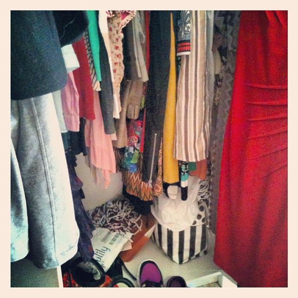 Messy. #closet #febphotoaday