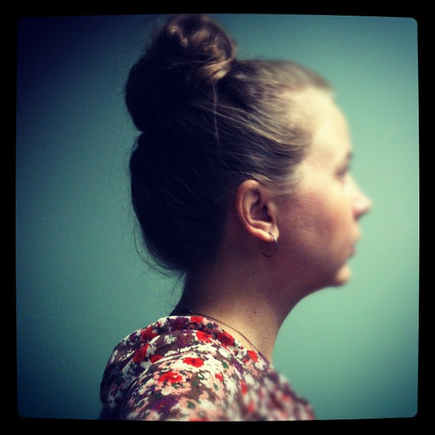 A fun-bun kind of day. #photoadayapril #hair