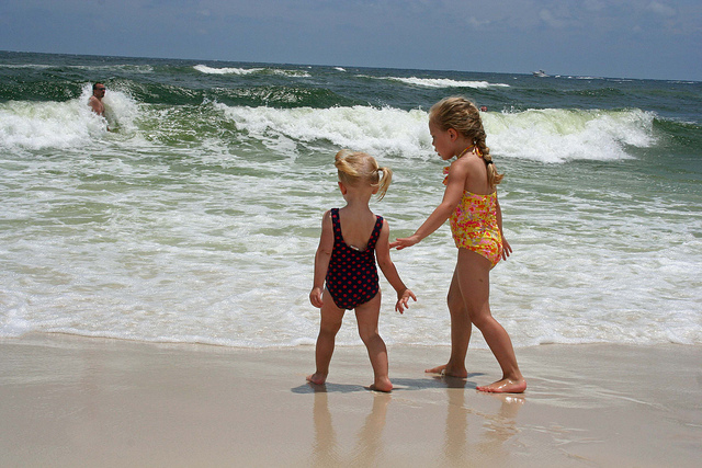 FRI - Ella & Sophie in the Water