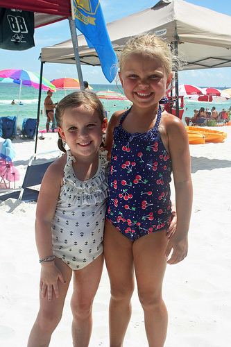 Ella & Bella at the Beach