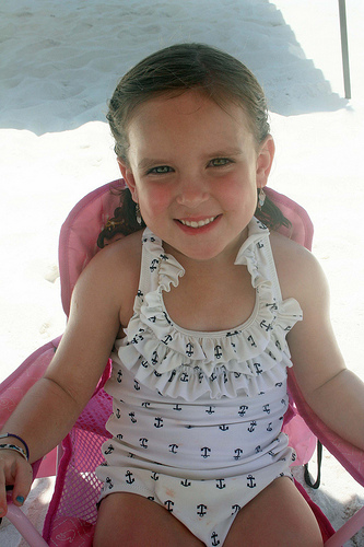 Isabella at the Beach