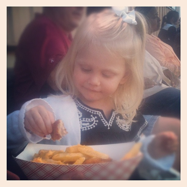 Concession stand dinners are THE best! #gojackets #football #watchingourdaddy