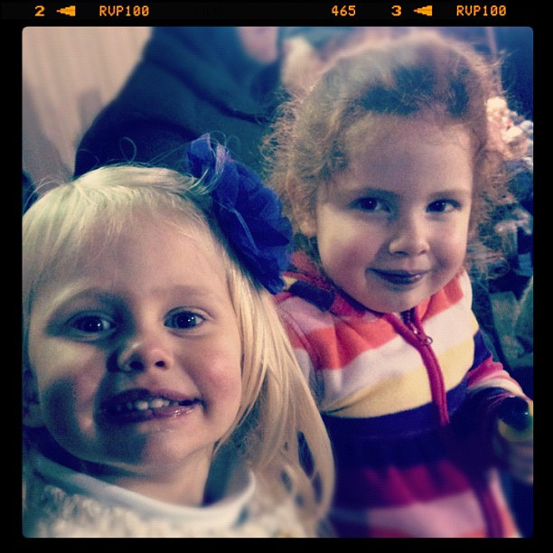 Sophie & Caroline at the football game!