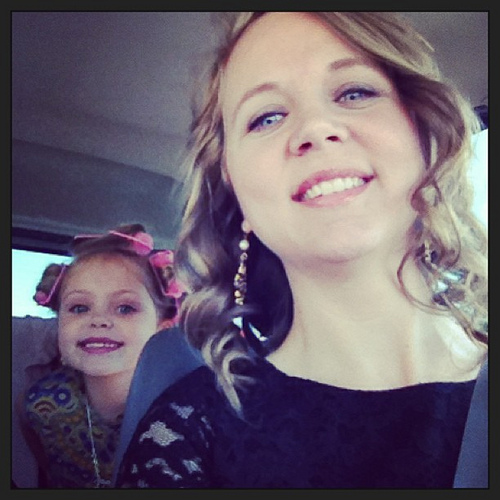 Wedding day! #flowergirl #caycieandbullwedding