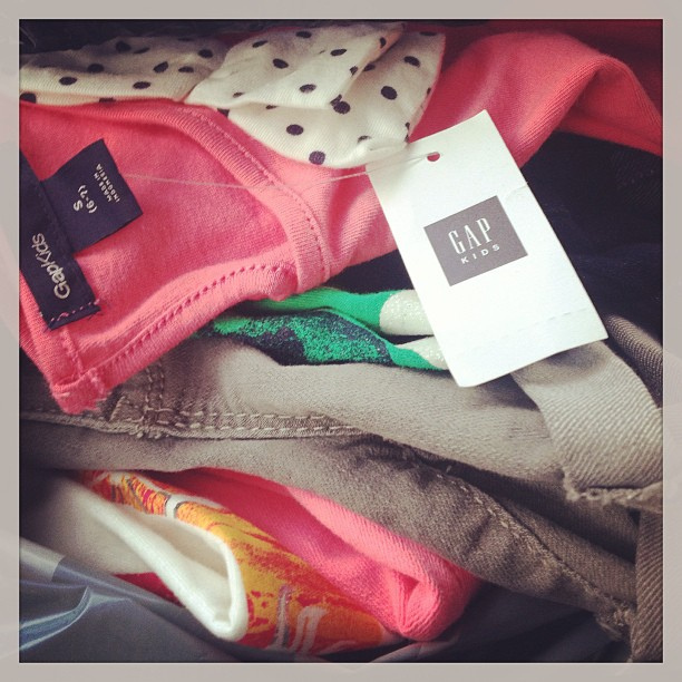 Oh, Gap Kids, how I love thee! Sorry about the damage, @jclaytonfields, Bells needed clothes :).