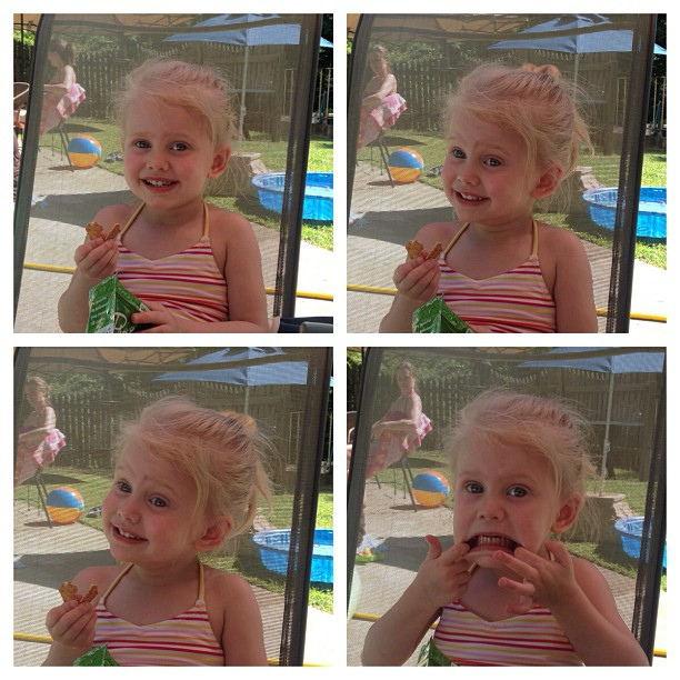 Pool Day #1: the many faces of Taz!