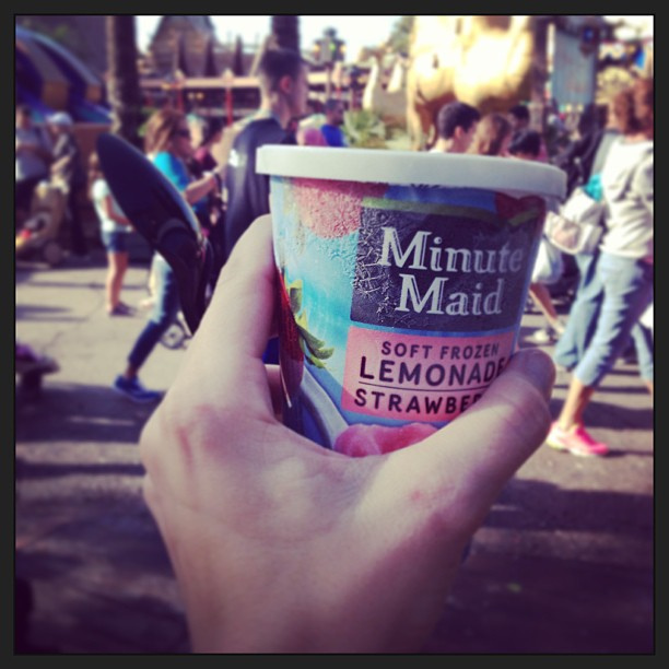 Frozen lemonade break for mom!! #waltdisneyworld