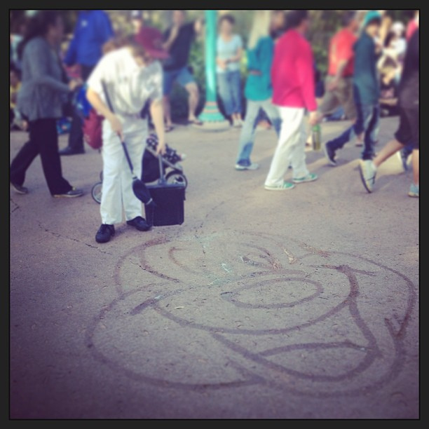 Water on the sidewalk!! #waltdisneyworld #animalkingdom