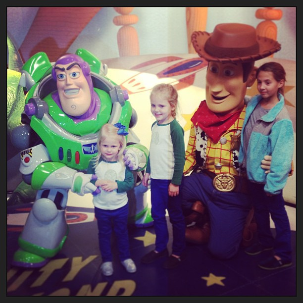 Yay for Buzz & Woody!! #waltdisneyworld #hollywoodstudios #toystory