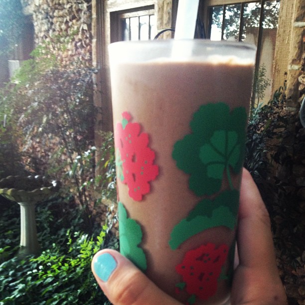 Morning shake in my favorite glass! #shakeology #beachbody