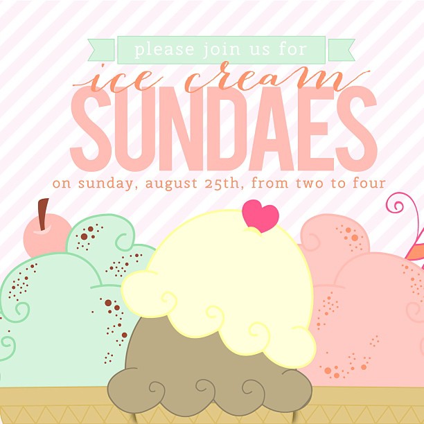 Just a quick lunch break design project. Happy. #iheartgraphicdesign #ellawillbeseven #sundaesonsunday