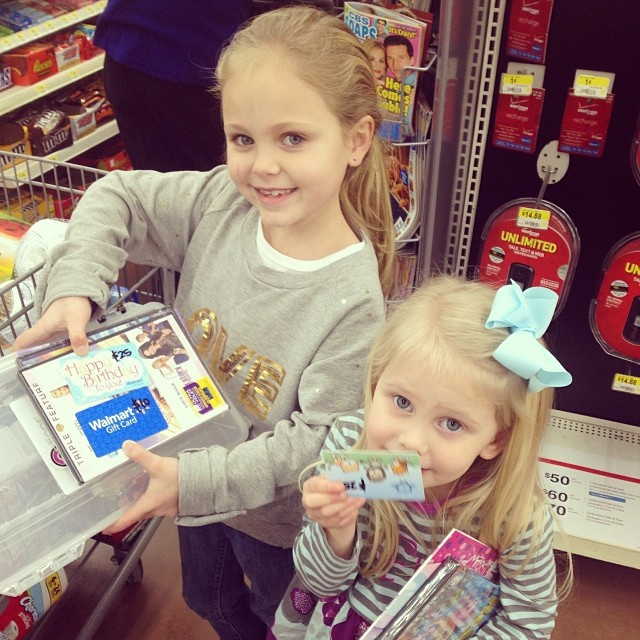 Walmart is a MADHOUSE, but these two girls are happy tone spending Christmas cash!