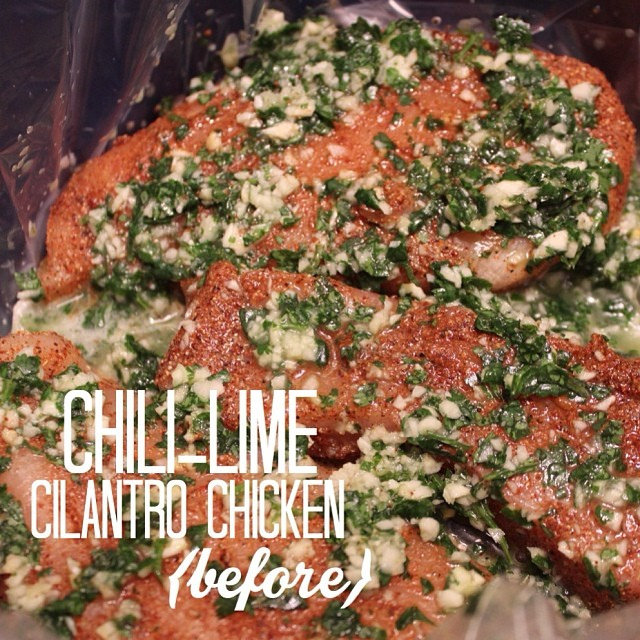 I feel like a short-order cook today. Chili Lime Cilantro Chicken is in the crock-pot {thank you @marla_createdtothrive}, I've got a turkey ready to go in the oven and I've already cooked pancakes & pigs-in-a-blanket for my little people!!