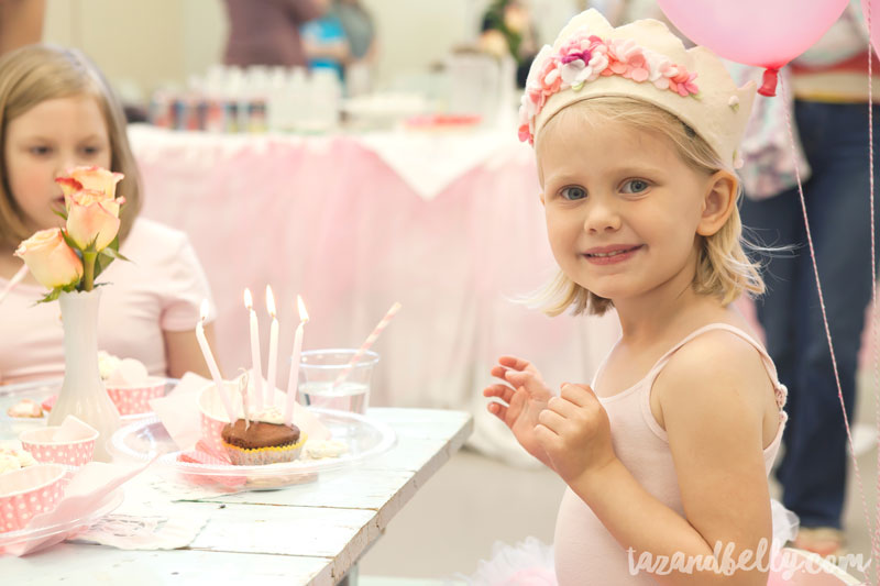 Ballerina Birthday Party | tazandbelly.com