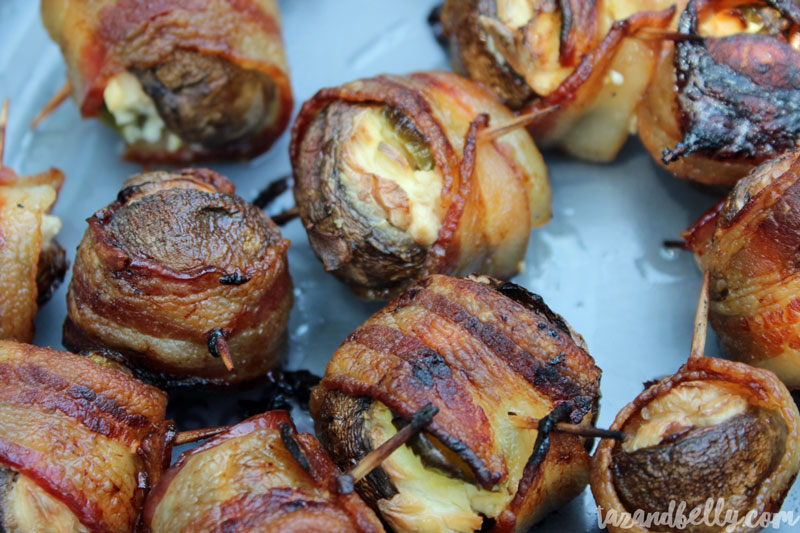 Stuffed Mushroom Appetizers | tazandbelly.com