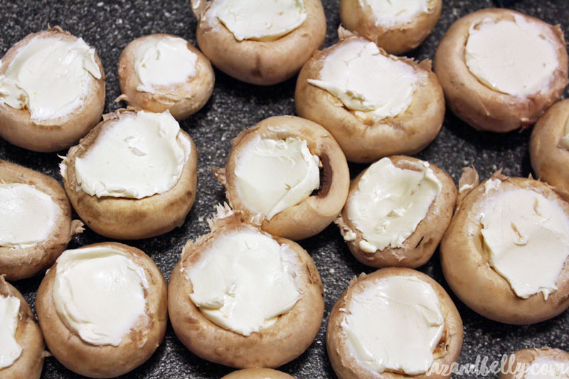 Stuffed Mushroom Appetizers | tazandbelly.com