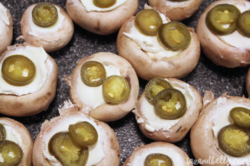 Stuffed Mushroom Appetizers | tazandbelly.com