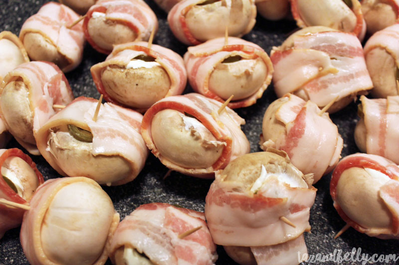 Stuffed Mushroom Appetizers | tazandbelly.com