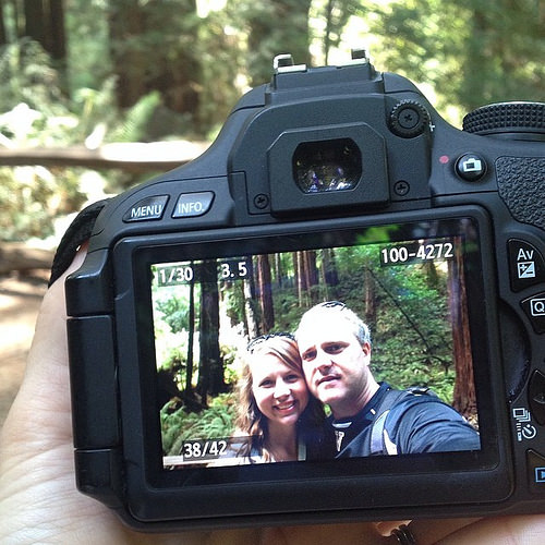 Redwood Selfie!! #muirwoods #fromtheback