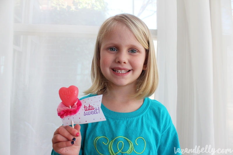 Tutu Lollipop Valentines Tutorial | tazandbelly.com