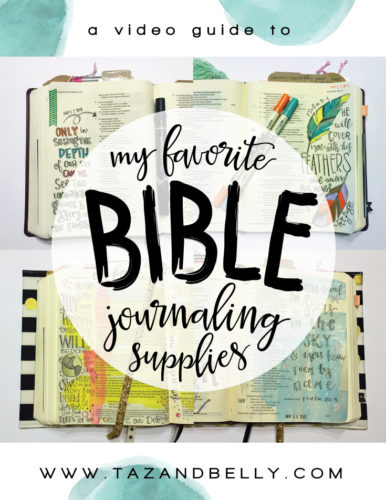My FAVORITE Bible Journaling Supplies
