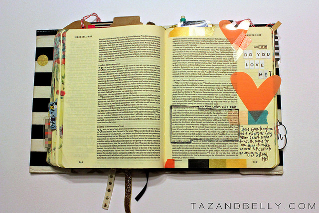 Everything You Ever Wanted to Know About Bible Journaling | tazandbelly.com