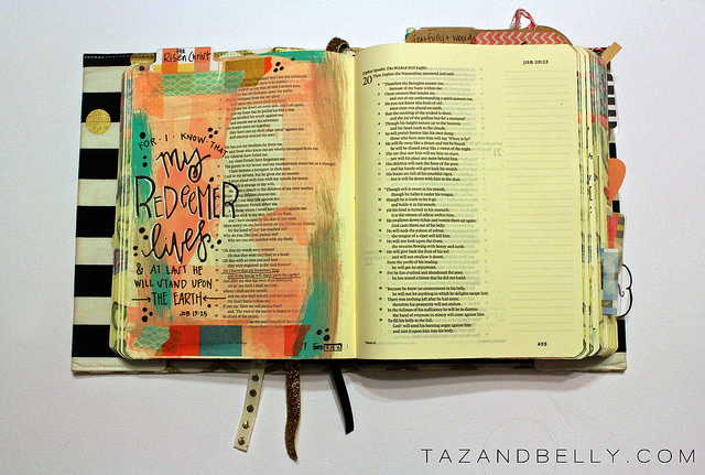 Everything You Ever Wanted to Know About Bible Journaling | tazandbelly.com