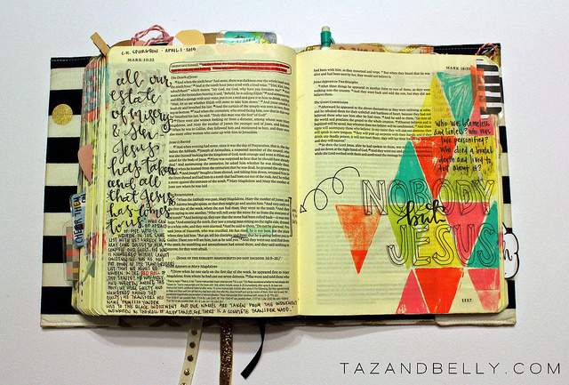 Everything You Ever Wanted to Know About Bible Journaling | tazandbelly.com