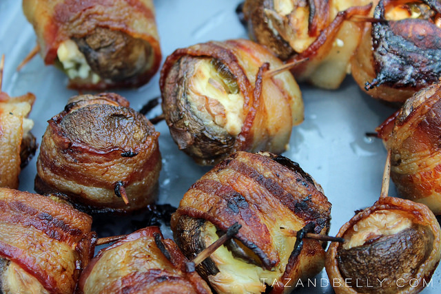 Stuffed & Grilled Mushrooms