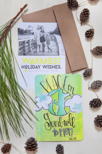 Where Bible Journaling + Holiday Cards Meet