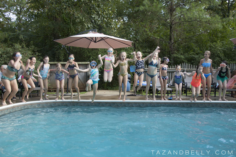 Ice Cream Pool Party | tazandbelly.com