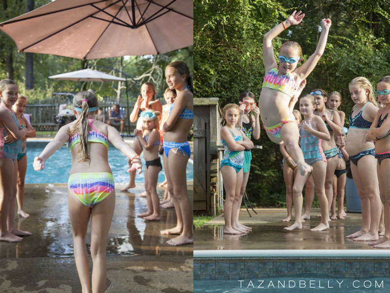 Ice Cream Pool Party | tazandbelly.com