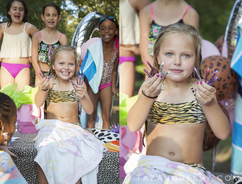 Ice Cream Pool Party | tazandbelly.com