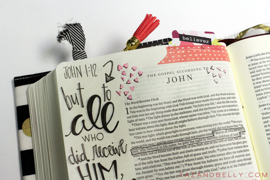 Bible Journaling: Children of God | tazandbelly.com